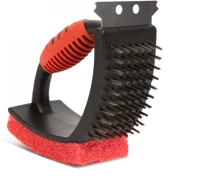 Bbq 56284 Grilltisztító kefe és szivacs - ergonomikus markolattal () kép