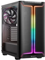 Be quiet! 501 DX Pure base 501 dx tempered glass black kép