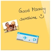 Be!board COR_SDB1208 Mágneses üvegtábla, 60x40 cm, napsárga kép