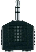 Belkin F3Y123BF 3.5mm jack male ://> 2x 3.5mm jack female adapter kép