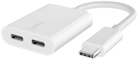 Belkin F7U081BTWH Hálózati csatlakozó usb c-típus fehér kép