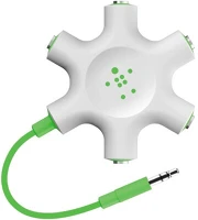 Belkin F8Z274BT Audio elosztó zöld, fehér kép