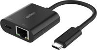 Belkin INC019BTBK Usb-c to ethernet + charge adapter 100w black kép