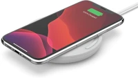 Belkin WIA001BTWH Boost charge 10w wireless charging pad + cable (wall charger not included) white kép