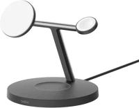 Belkin WIZ032KQBK Boostcharge pro 3-in-1 wireless charging stand with qi2 15w black kép