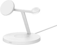 Belkin WIZ032KQWH Boostcharge pro 3-in-1 wireless charging stand with qi2 15w white kép