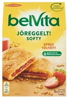 Belvita 14.01070 Keksz  jó reggelt! softy epres töltelékkel multipack 250g kép