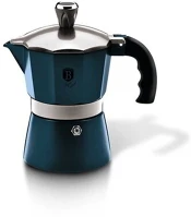 Berlinger haus BH-6383 Berlinger Haus BH-6383 3 személyes metálkék kotyogós kávéfőző kép