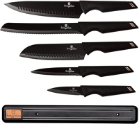 Berlinger haus BH/2698 Késkészlet mágneses akasztóval 6 részes kép