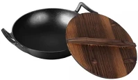 Berlinger haus LP-BH-190 Fa fedővel, fekete 30cm wok kép