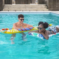 Bestway 56409A Felfújható úszómatrac - virágos - 183 x 69 cm () kép