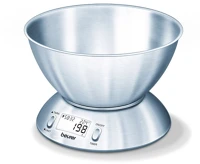 Beurer 708.40 Ks 54 elektronikus konyhai tálas mérleg - rozsdamentes acél kép