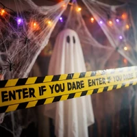 Bewello 56629 Halloween-i figyelmeztető szalag dekoráció - 3 x 6 m (56629) kép