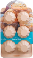 Bewello 57534P Szilikon sütőforma - muffin - 30 x 19 x 4,1 cm () kép