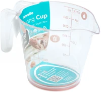 Bewello 57552P Mérőpohár - 250 ml - műanyag - 14 x 7,7 x 8,8 cm () kép