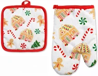 Bewello 59750B Edényfogó kesztyű és kendő szett - 16,5 x 16,5 cm (59750b) kép