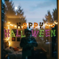 Bewello CM - 2 Halloween gél ablakmatrica szett - 50 × 15 cm - 2 féle kép