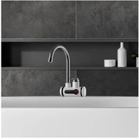 Bewello V1011 Fali Csatlakozós, Vízmelegítő Csaptelep, LCD Kijelzővel , Ezüst kép