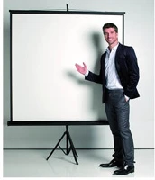 Bi-office 9D006021 Vetítővászon hordozható  180x180 cm kép