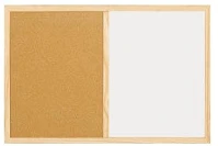 Bi-office MX03106010 Kombitábla  fakeretes 40x60 cm kép