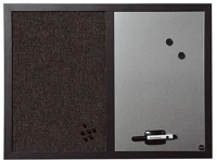 Bi-office MX04433168 Kombitábla  black shadow fakeretes 45x60 cm ezüst/fekete kép