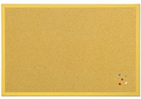 Bi-office SF121276641 Parafatábla  fakeretes 40x60 cm sárga kép