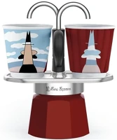 Bialetti 1406/MR 1406/mr mini express magritte kotyogós kávéfőző szett, 2 személyes kép