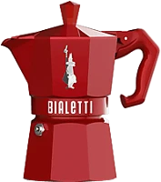 Bialetti 9055 9055 moka exclusive  3 adagos kotyogós kávéfőző, piros kép