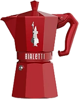 Bialetti 9056 9056 moka exclusive  6 adagos kotyogós kávéfőző, piros kép