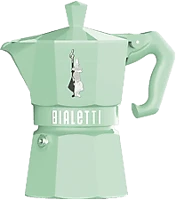 Bialetti 9057 9057 moka exclusive 3 adagos kotyogós kávéfőző, zöld kép