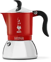 Bialetti 7144 Fiammetta piros 4 személyes indukciós kotyogós kávéfőző kép