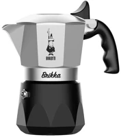 Bialetti 7327 Brikka ezüst-fekete 2 személyes kotyogós kávéfőző kép
