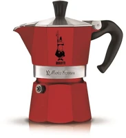 Bialetti 4942 Moka express 3 személyes piros kotyogós kávéfőző kép