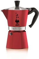 Bialetti 4943 Moka express 6 személyes piros kotyogós kávéfőző kép