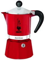 Bialetti 4963 Rainbow 6 személyes piros kotyogós kávéfőző kép