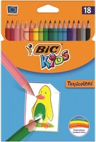 Bic 07.02291 Színes ceruza  kids tropicolors hatszögletű 18 darabos kép