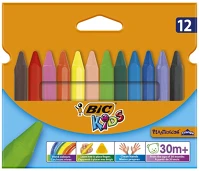 Bic 8297733 Zsírkréta bic kids plastidecor triangle 12db-os készlet