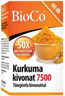 Bioco 14.01647 Vitamin  kurkuma kivonat 7500 60 darab kép