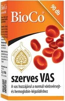 Bioco 14.01648 Vitamin  szerves vas 90 darab kép