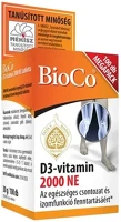 Bioco D3-VITAMIN 2000 NE 100 Vitamin  d3-vitamin 2000 ne 100 darab kép