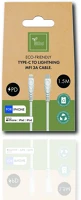 Biond BIO-12-TMF Usb-c -> lightning mfi 1,5m (környezetbarát, lebomló anyagokból), kábel kép