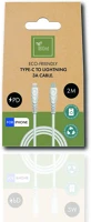 Biond BIO-20-TIP Usb-c -> lightning,(környezetbarát, lebomló anyagokból), 2m, kábel kép