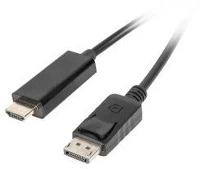 Blackbird BH1308 Kábel displayport 1.1 male to hdmi-a male passzív 2m, fekete kép