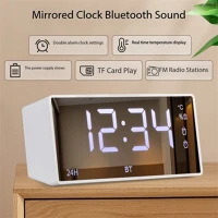 Blackbird BH1643 Bluetooth hangszóró 5.1, 3w ébresztő órával dk-m10, fehér kép