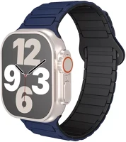 Blackbird BH1780 Szíj iwatch készülékhez tactical mágneses kék fekete 42/44/45/46/49 mm kép