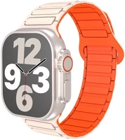 Blackbird BH1783 szíj iwatch készülékhez tactical mágneses világos barna narancs 38/40 kép