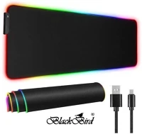 Blackbird MZ-RGB NIGHTHALO Mz-rgb nighthalo egérpad black kép