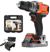 Black&decker BCD382D1XK-QW Akkus fúró-csavarózó 18 v 1x 2.0 ah kofferben kép