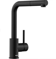 Blanco 526660 Mila-s csaptelep matt fekete kihúzható csapfejjel kép