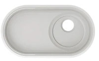 Blanco OOVALON 700-U Oovalon 700-u cloud white aláépíthető mosogató kép